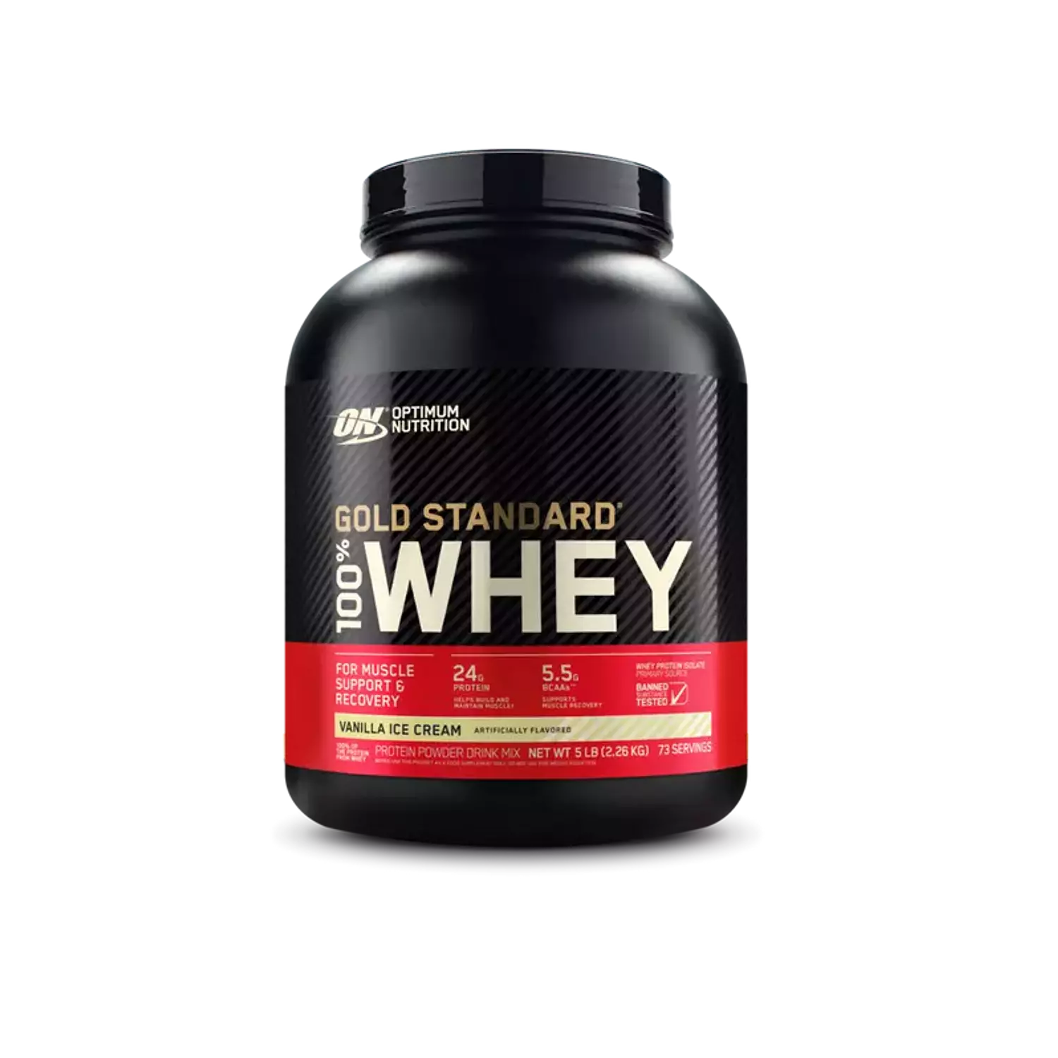 Optimum Nutrition Whey Gold Standard - 74Serv - 2.27KG