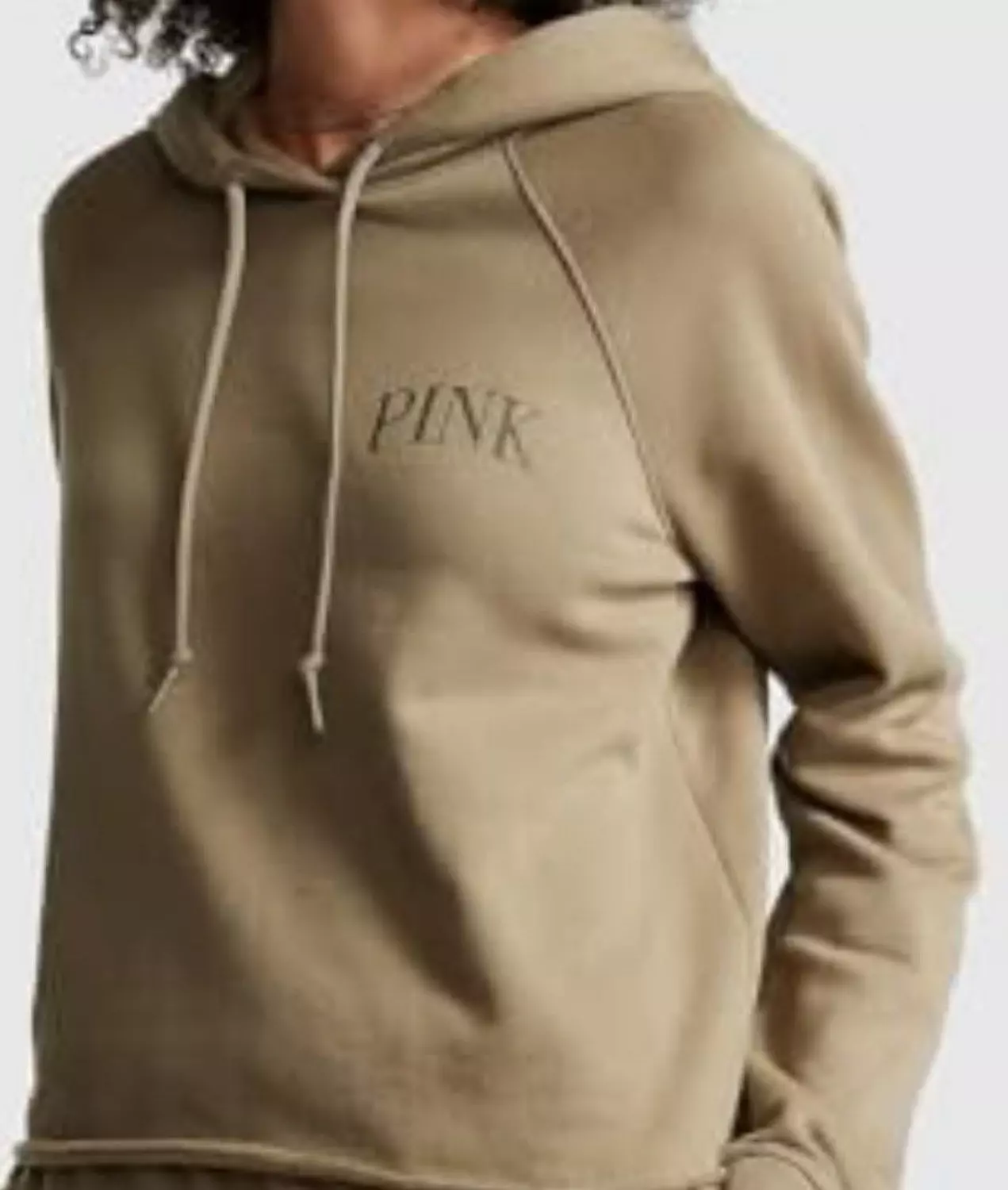 This is a PINK (by Victoria's Secret) cropped hoodie image