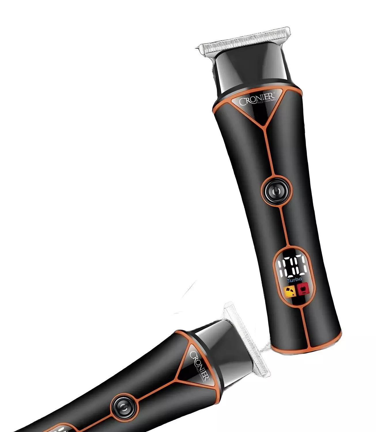 CR-854 Rechargeable Hair Clipper by CRONIER USB Charging Black 2