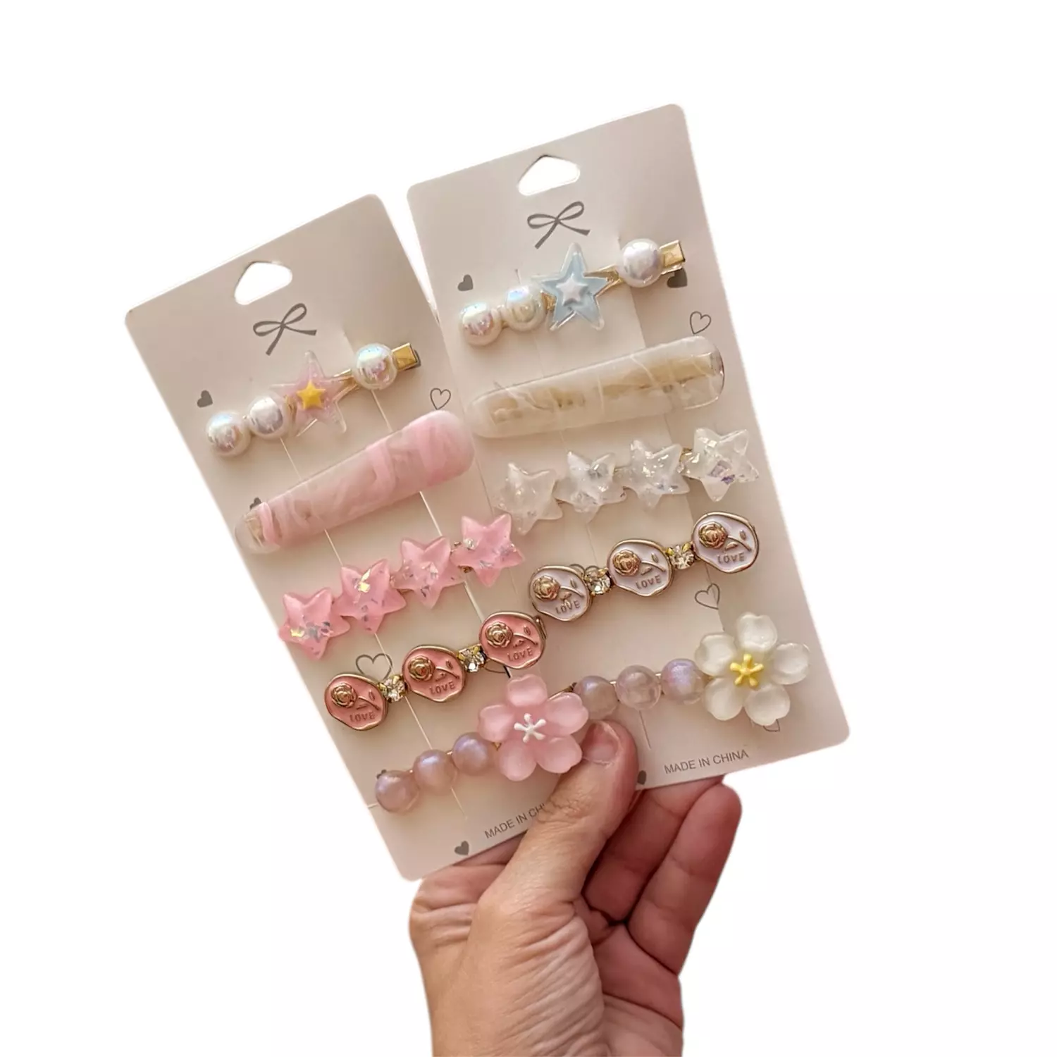 Chic Summer Pink/White 5 Pc Set image