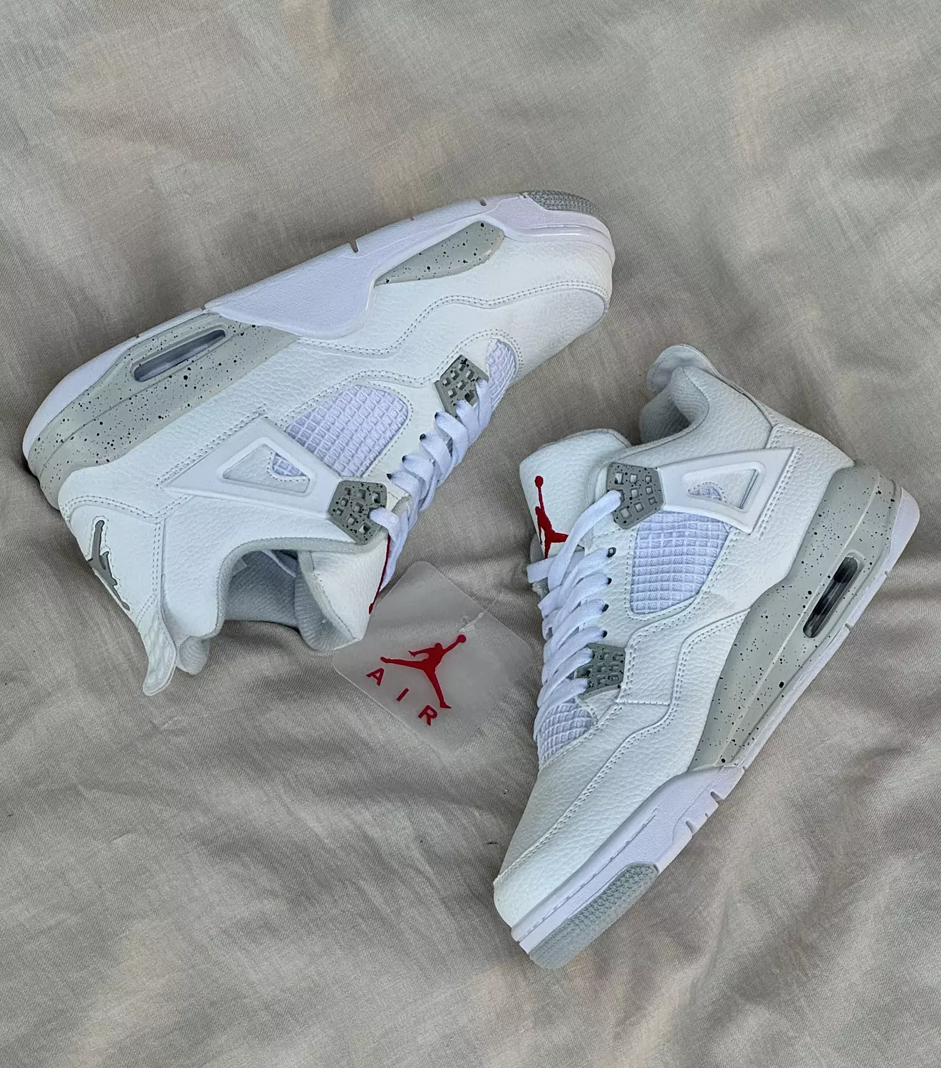 Nike Air Jordan 4 Retro white oreo 1