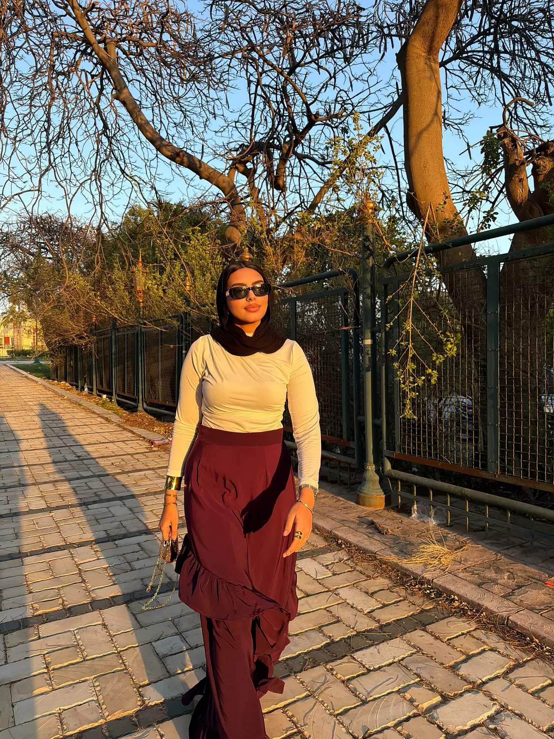 Ruffle Maxi Skirt – Elegant Modest Style 5