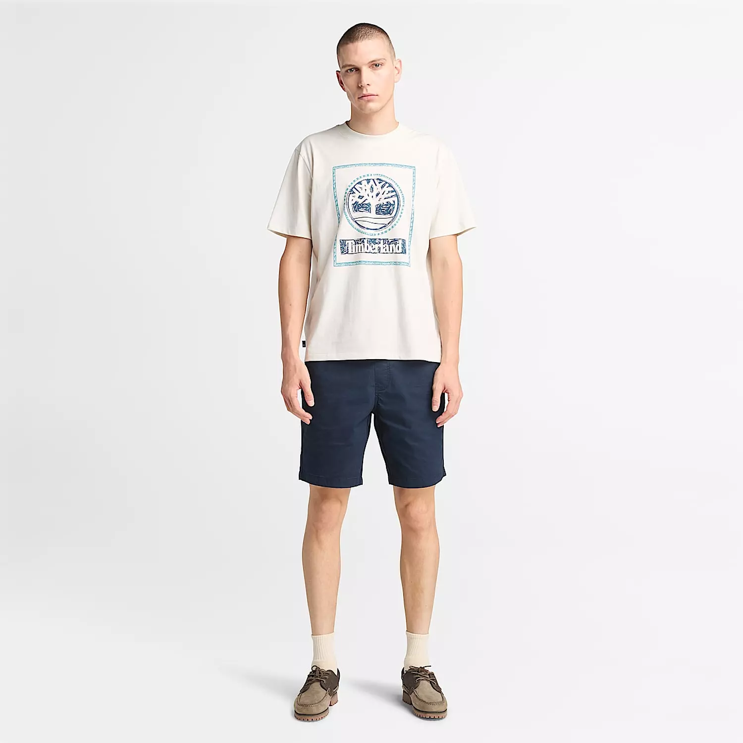 Men's Front Seasonal Stack Logo T-Shirt hover image