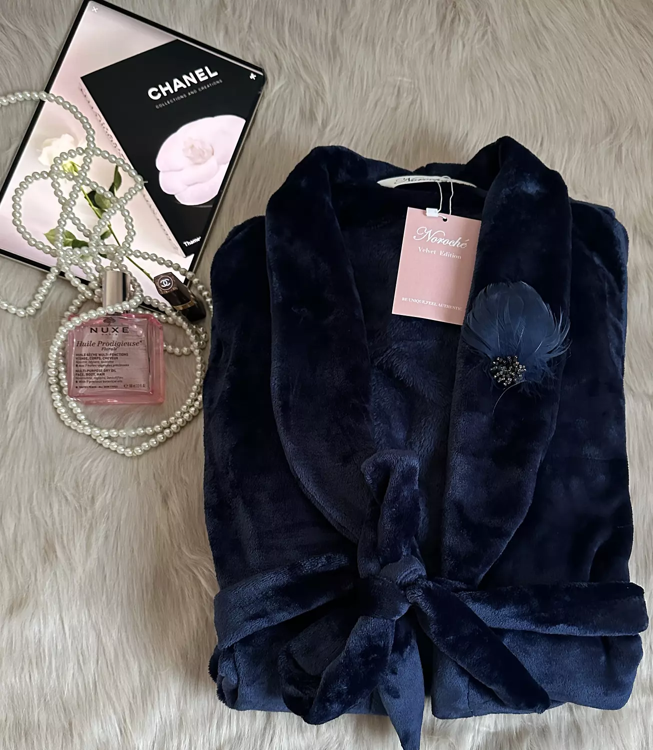 Royal Blue Winter Robe image