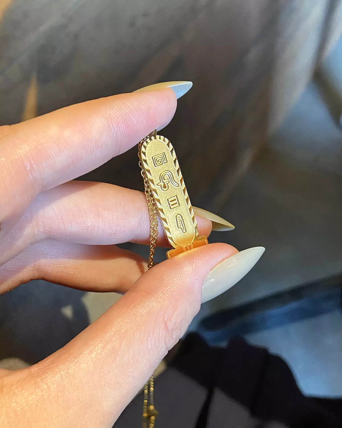 Ancient Egyptian stainless steel necklace  image