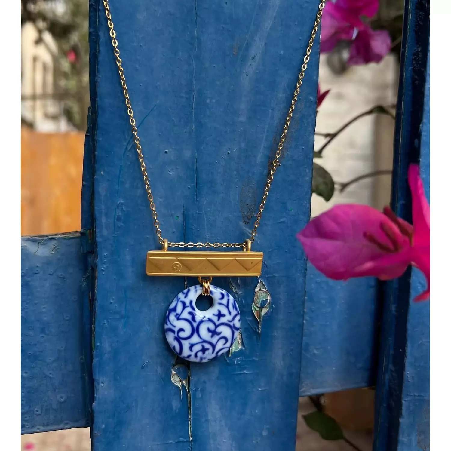 Delicate Ceramic Necklace hover image
