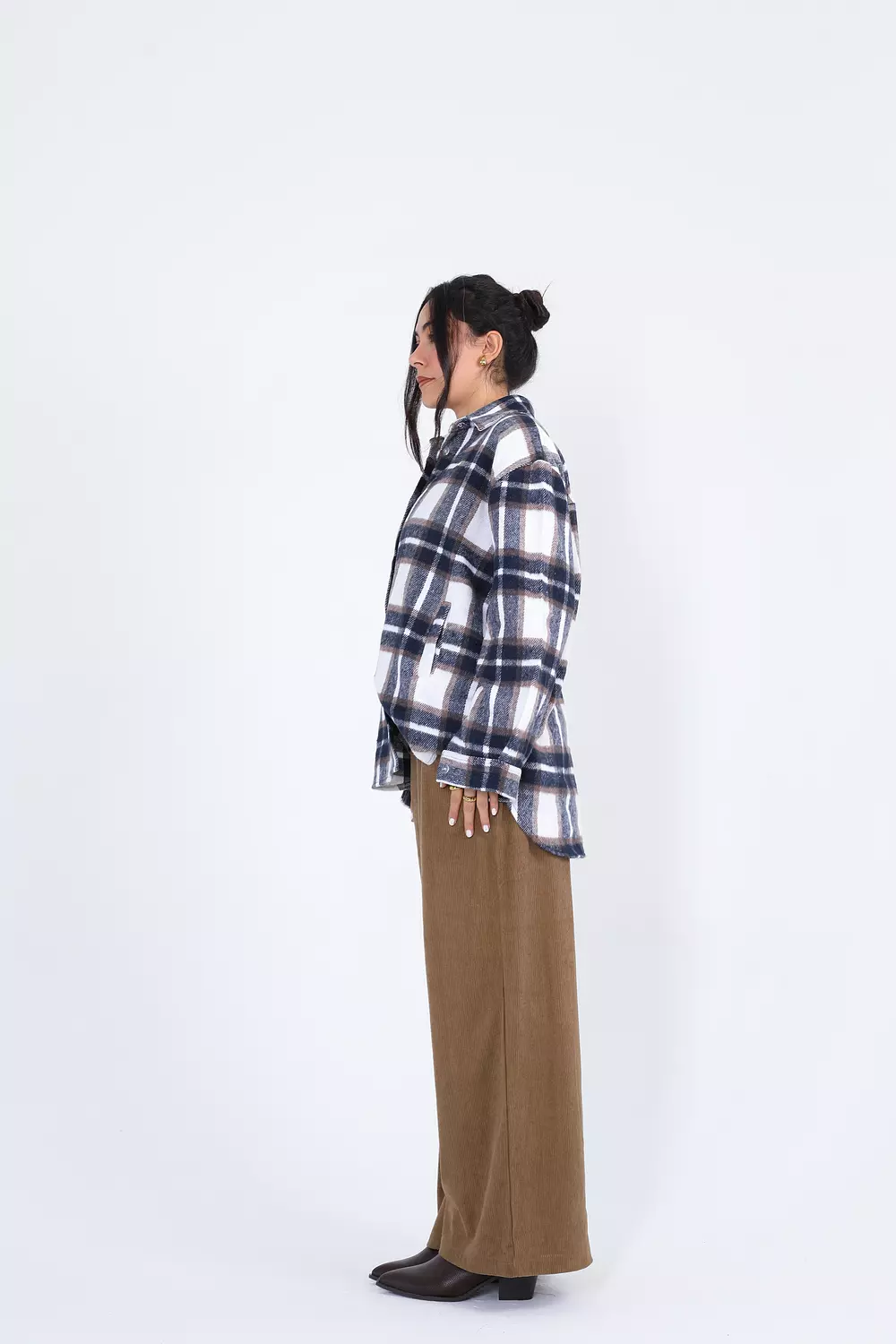 Oversize Plaid Shirt image