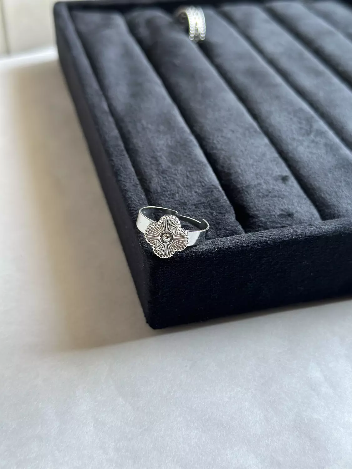 Clover Silver Ring 2