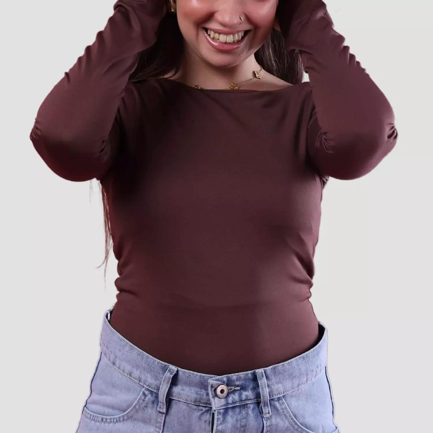063 Sqauare Neck Long Sleeves 5
