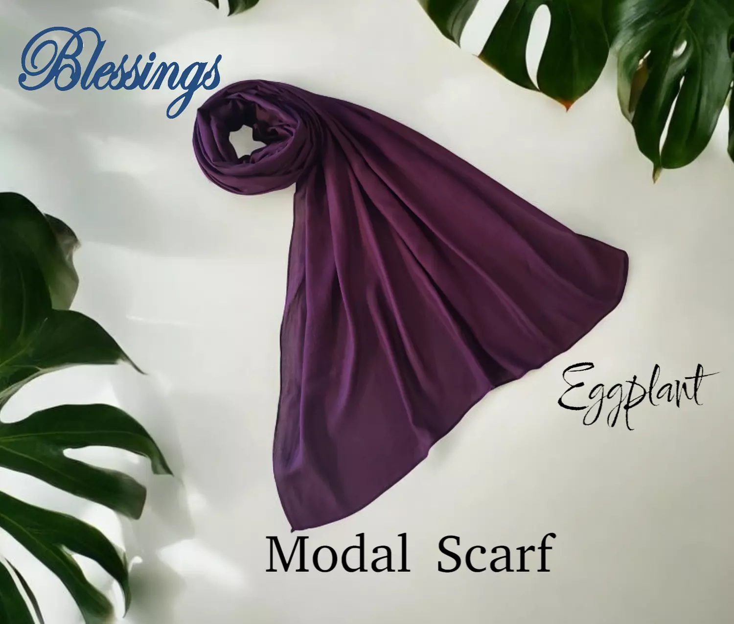 Scarf-Modal-Eggplant image