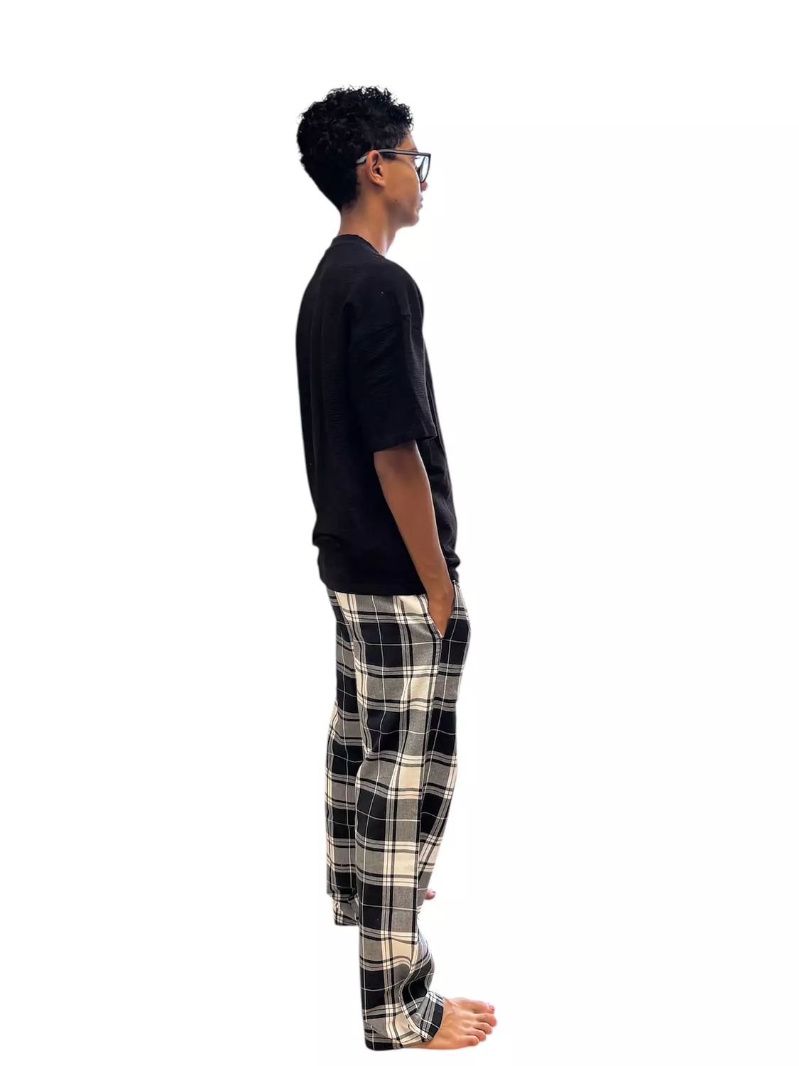 Monochrome - Summer Pyjama Pants | River Nile Clothing 1