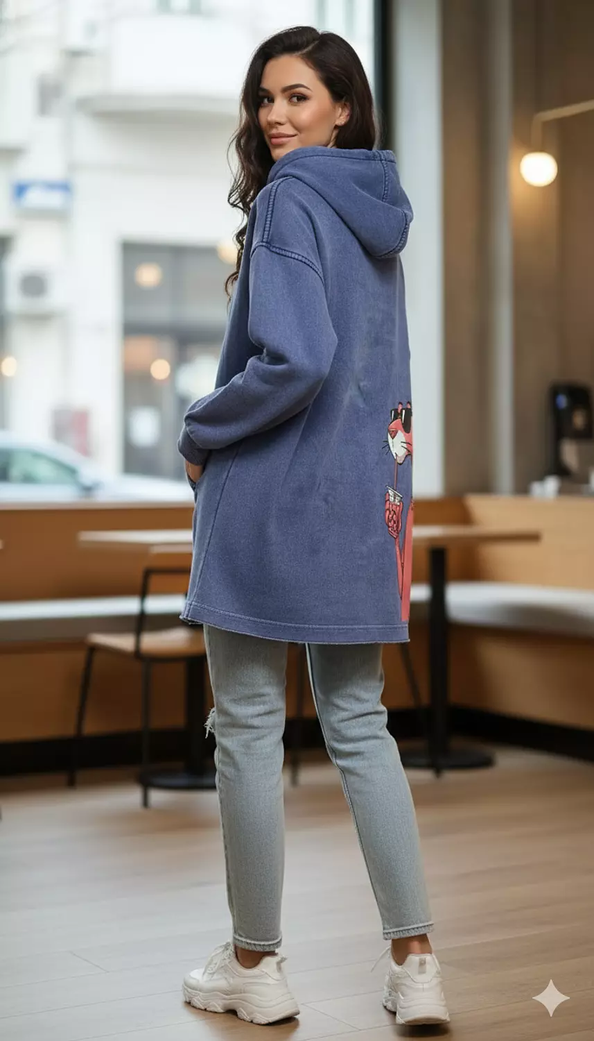 Pink pqnther hoodie 2