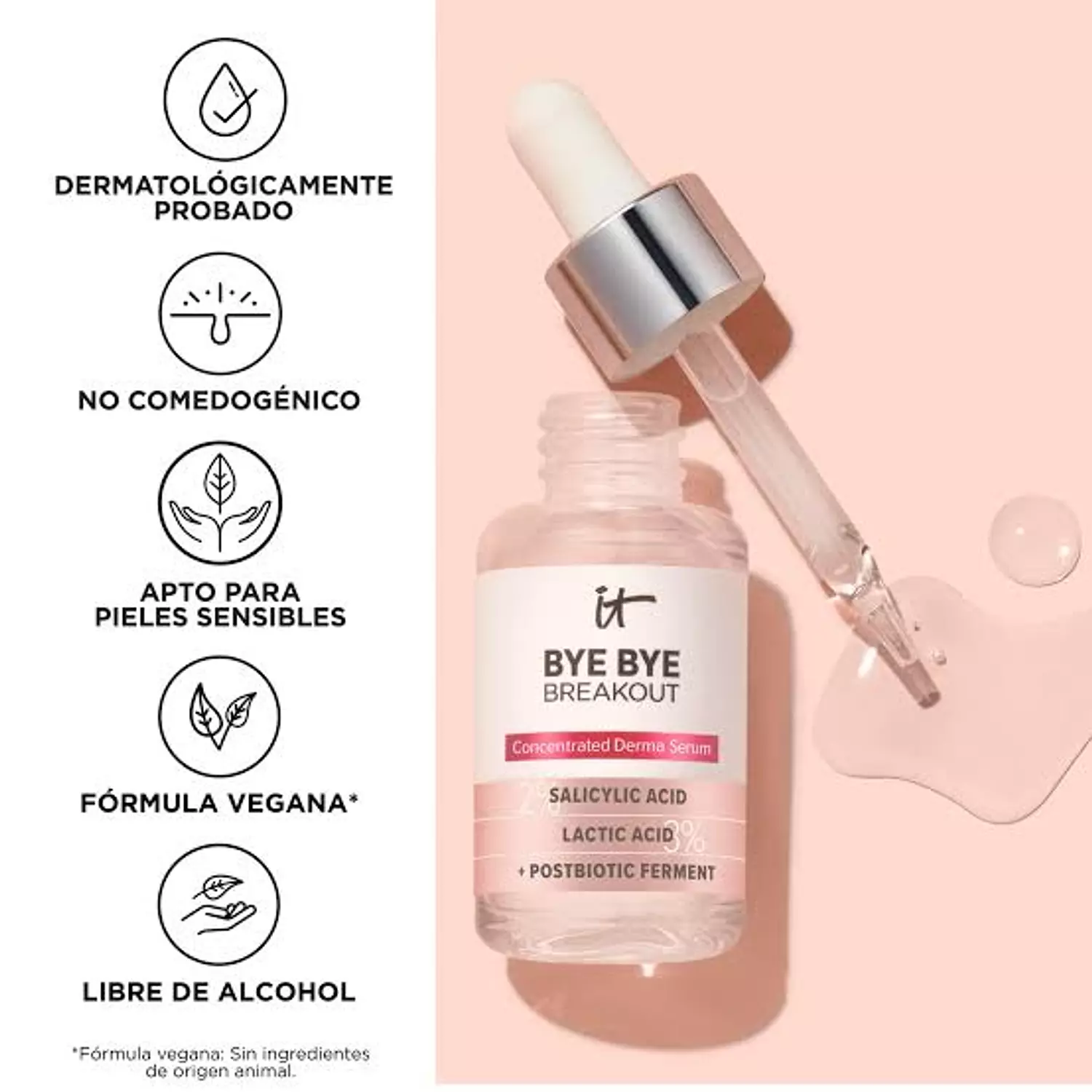  it cosmatics Bye Bye Breakout Face Serum Salicylic Acid 30ml 7