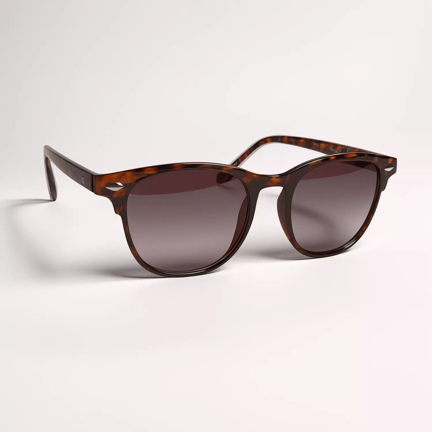 Vintage Style Brown Gradient Sunglasses 2