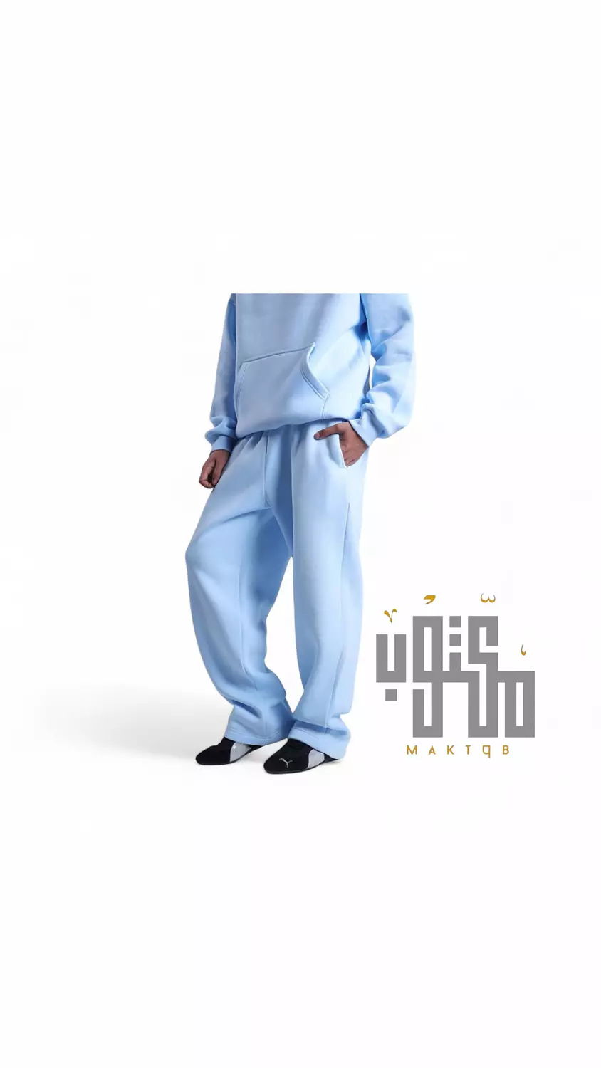 Basic wide leg sweat pants  5