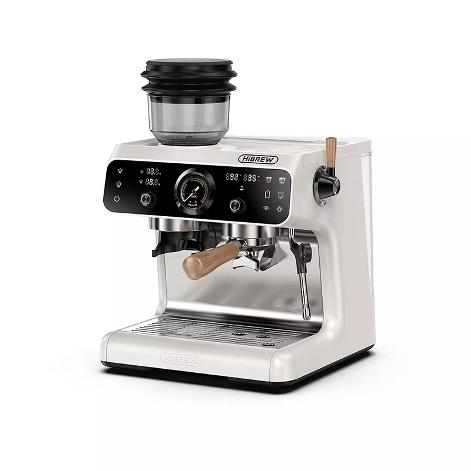 HiBREW H7B Espresso Machine with Grinder BEAN TO CUP 6