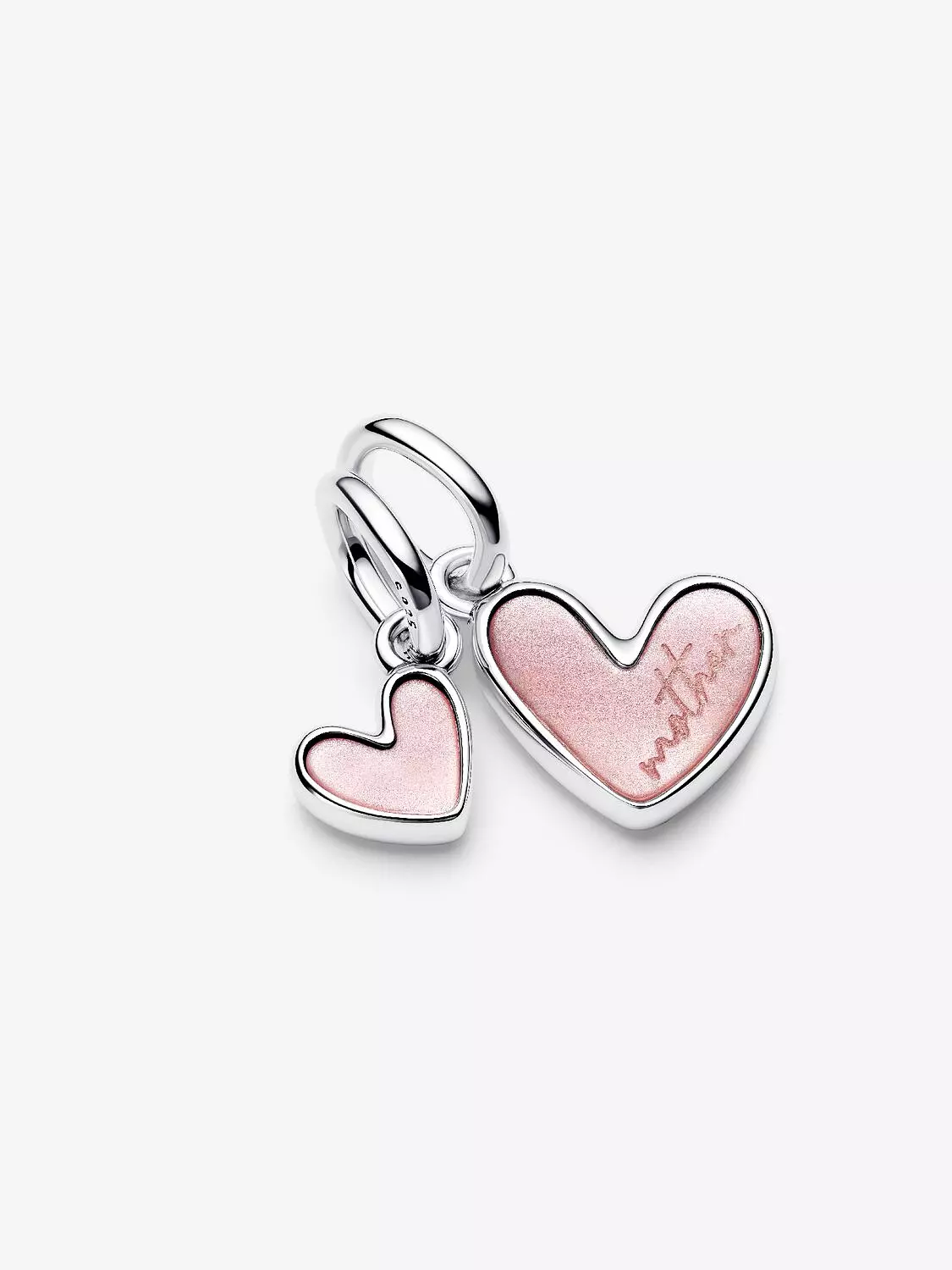 Splittable Mother & Daughter Dangle Charm Sterling silver 1