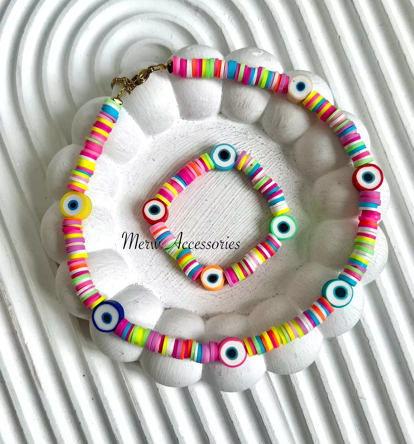  Colorful Eye kids chocker  2