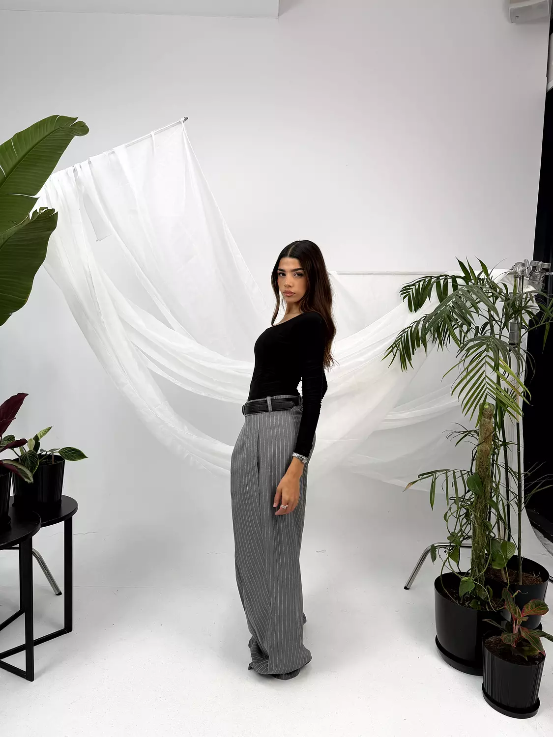 Stripped Tailored Pants 20