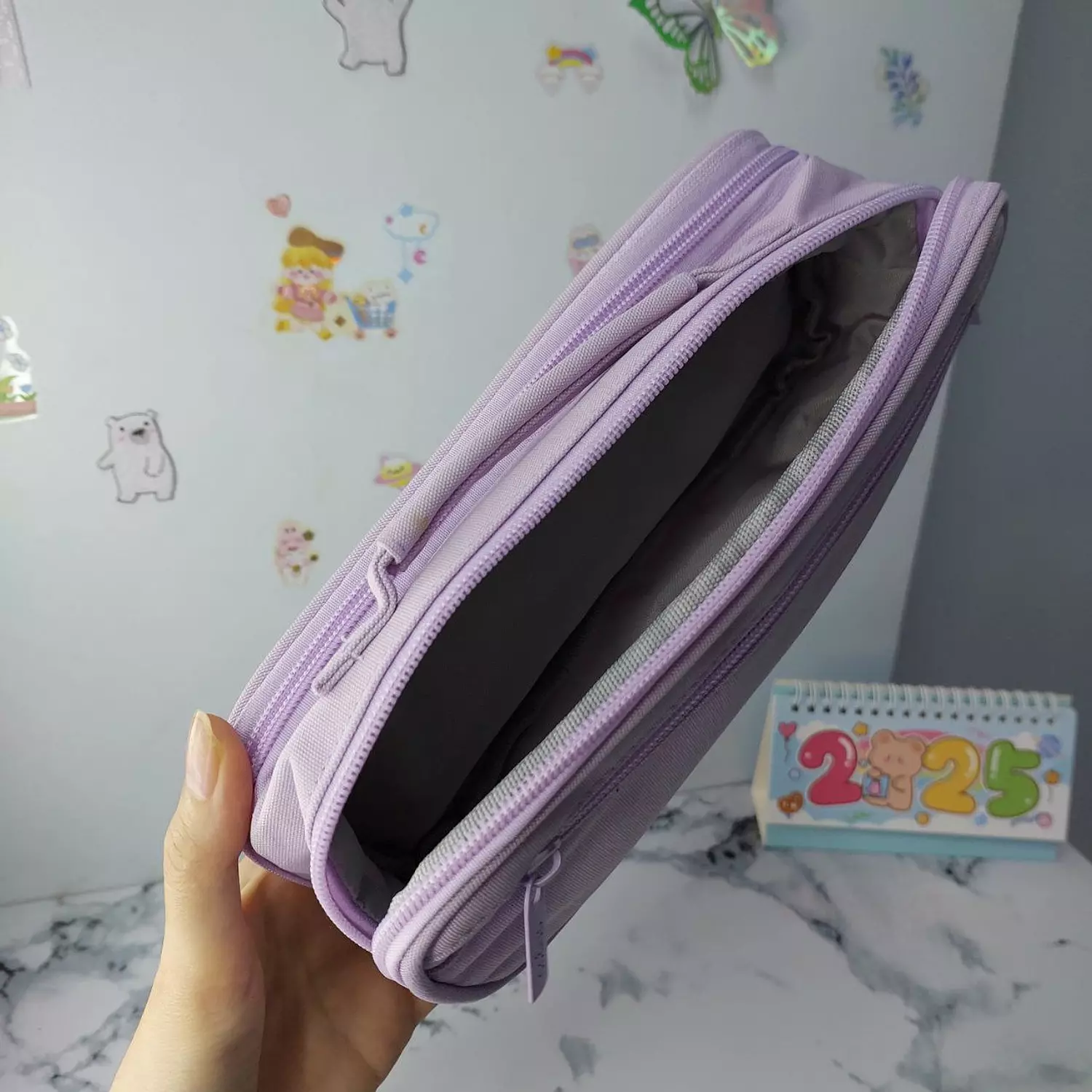 Purple Pencil Case 2