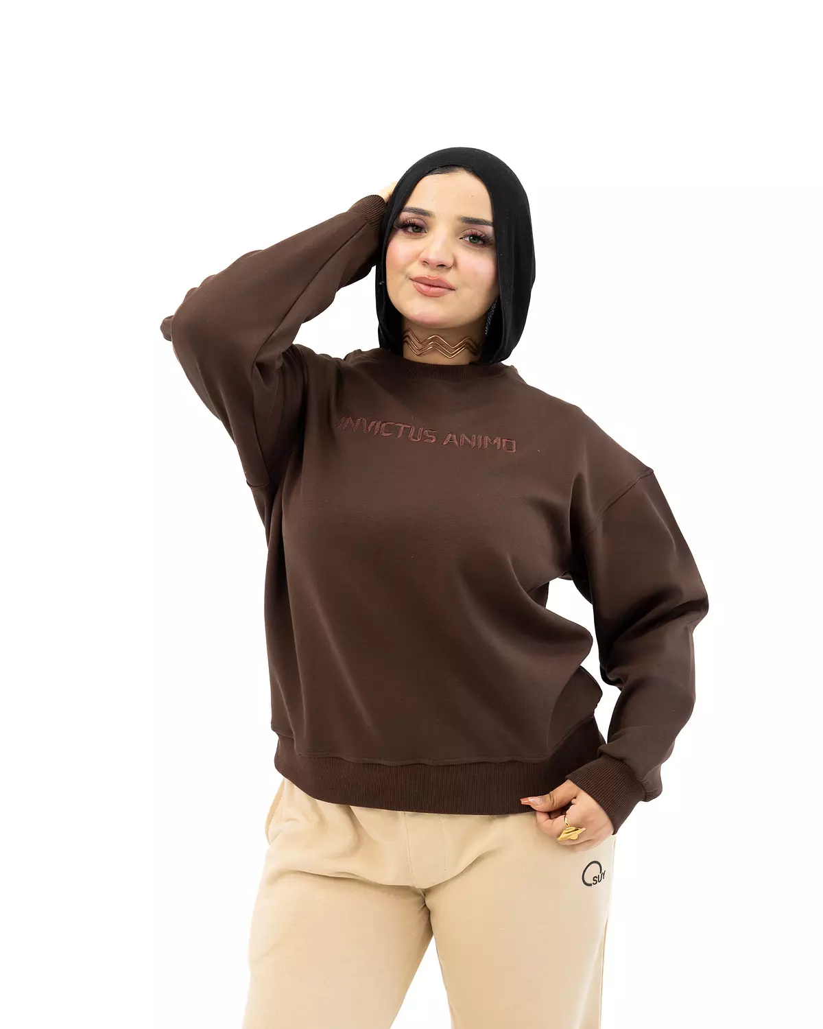 Premium Crewneck  _ Brown 1