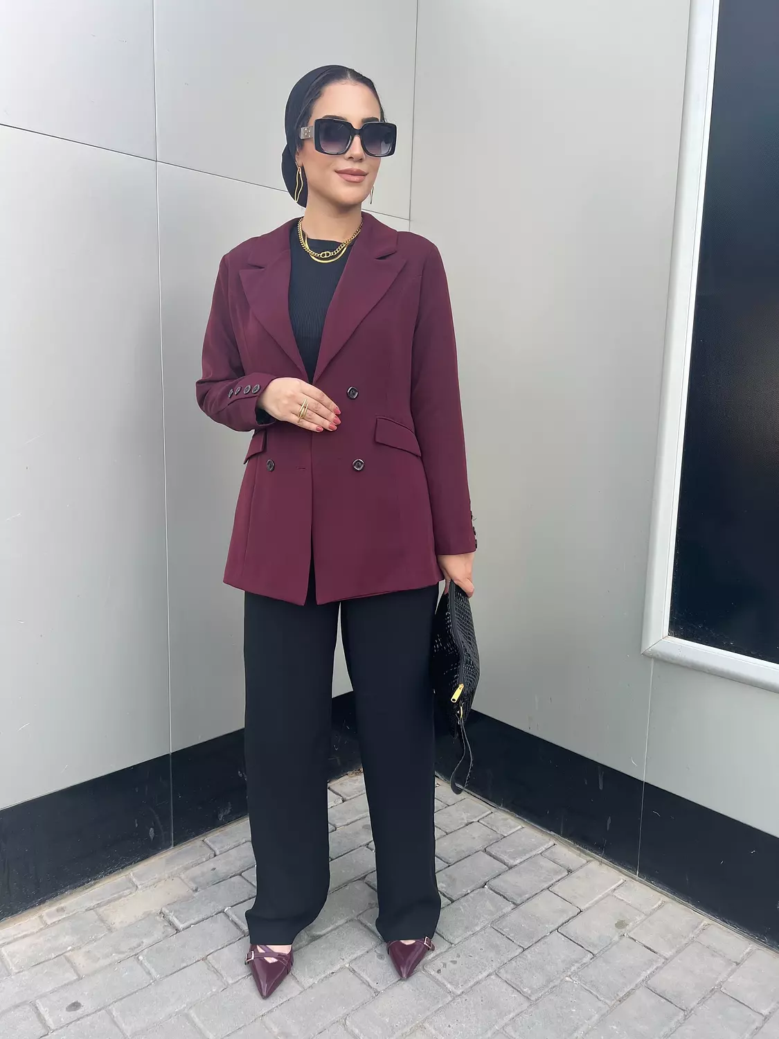 Blazer burgundy  image