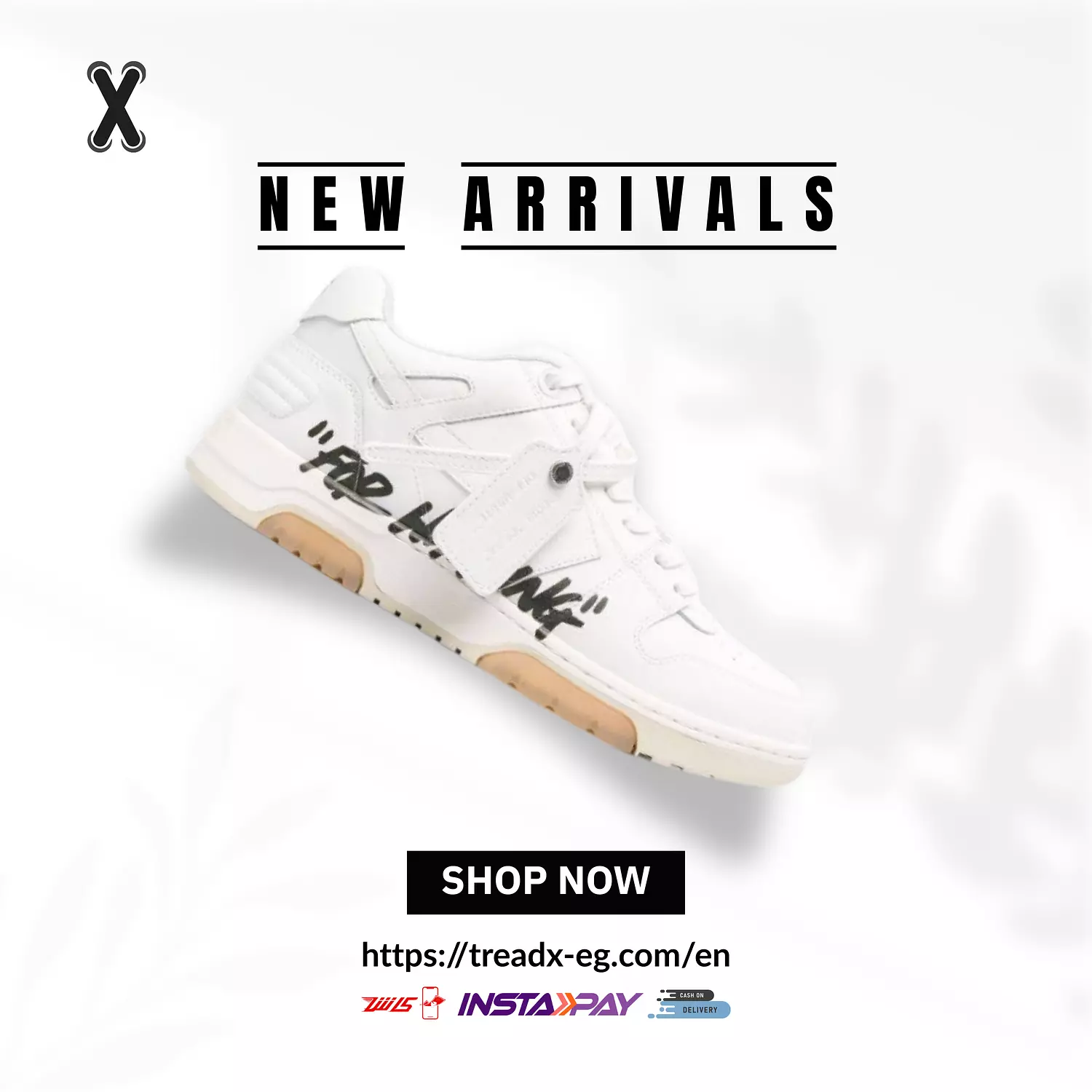 OFF-WHITE Out Of Office OOO For Walking Low Top image