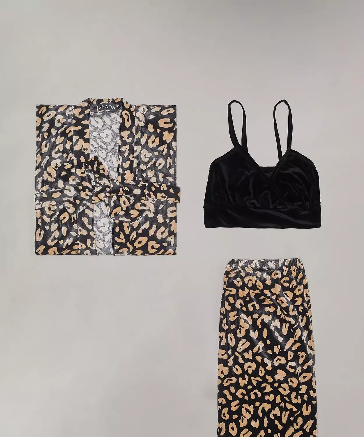 Printed Velvet PJ Set  image