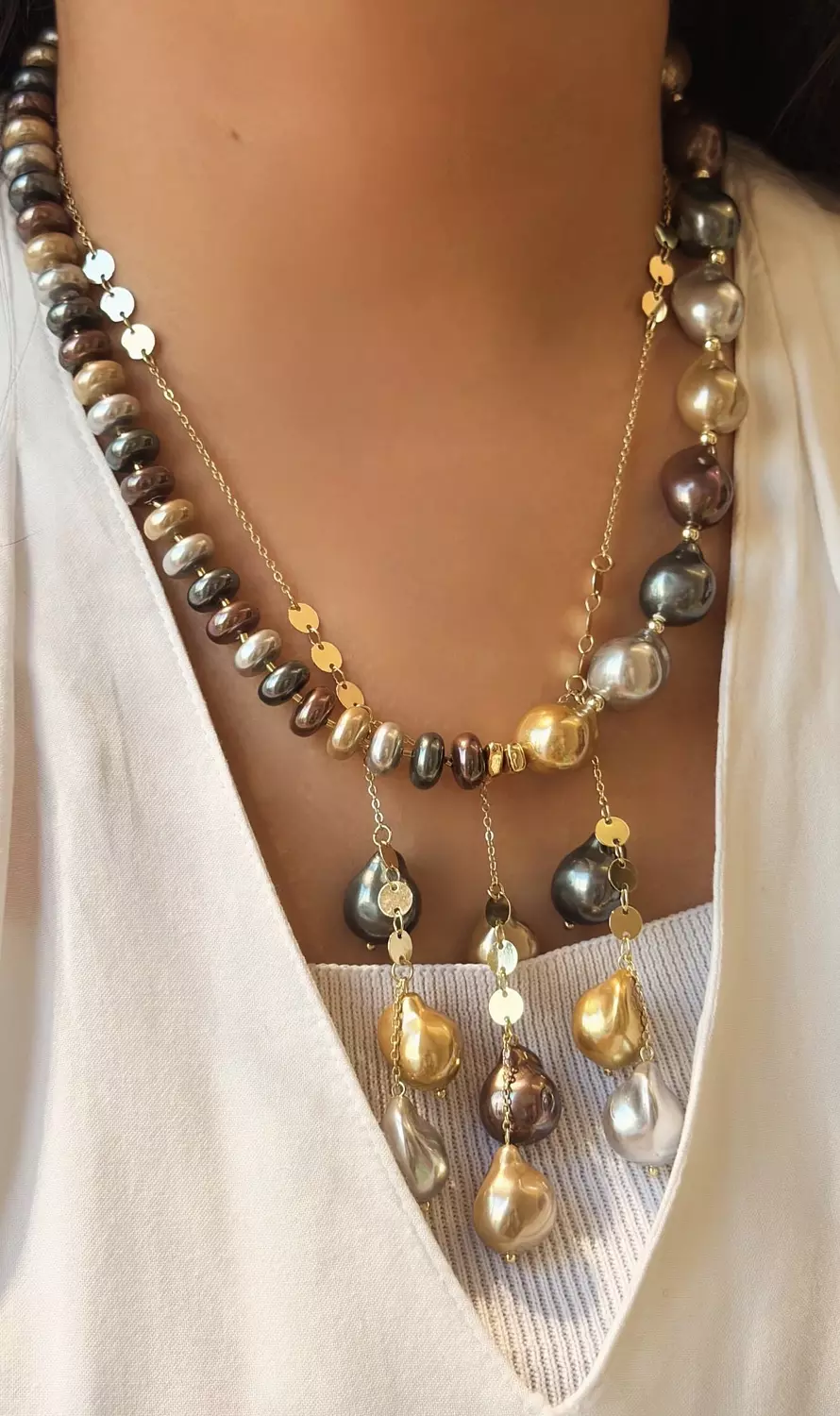 Natural Mixed Pearls image