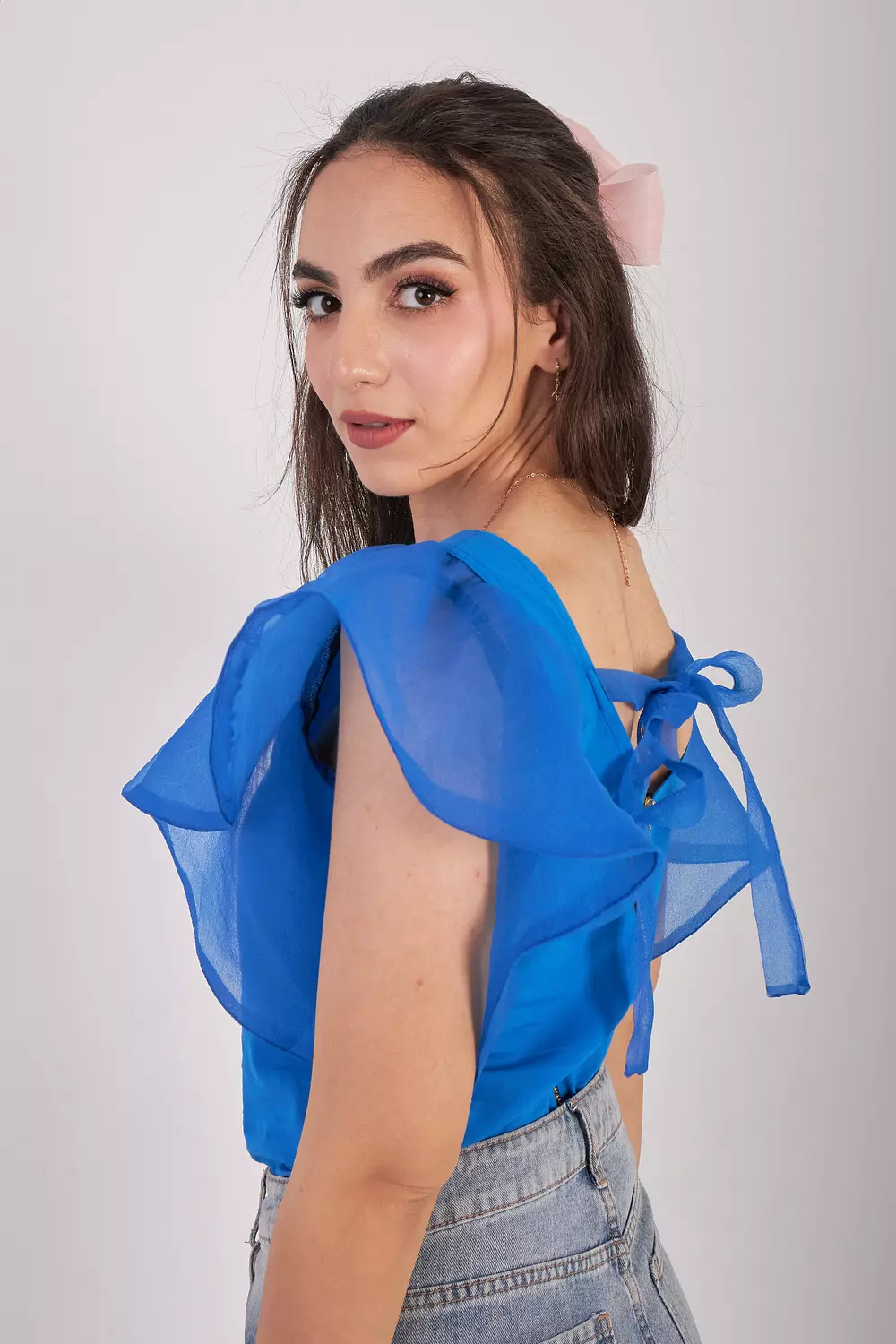 Bubble Bliss Bow Back Top image