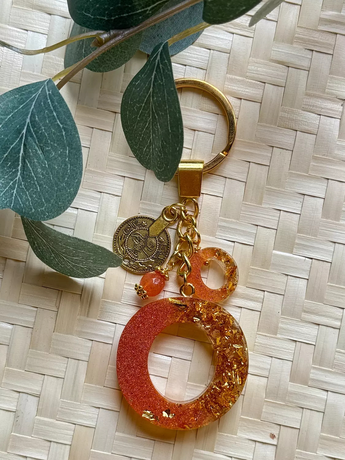Letter ( O ) Keychain ( Stock )