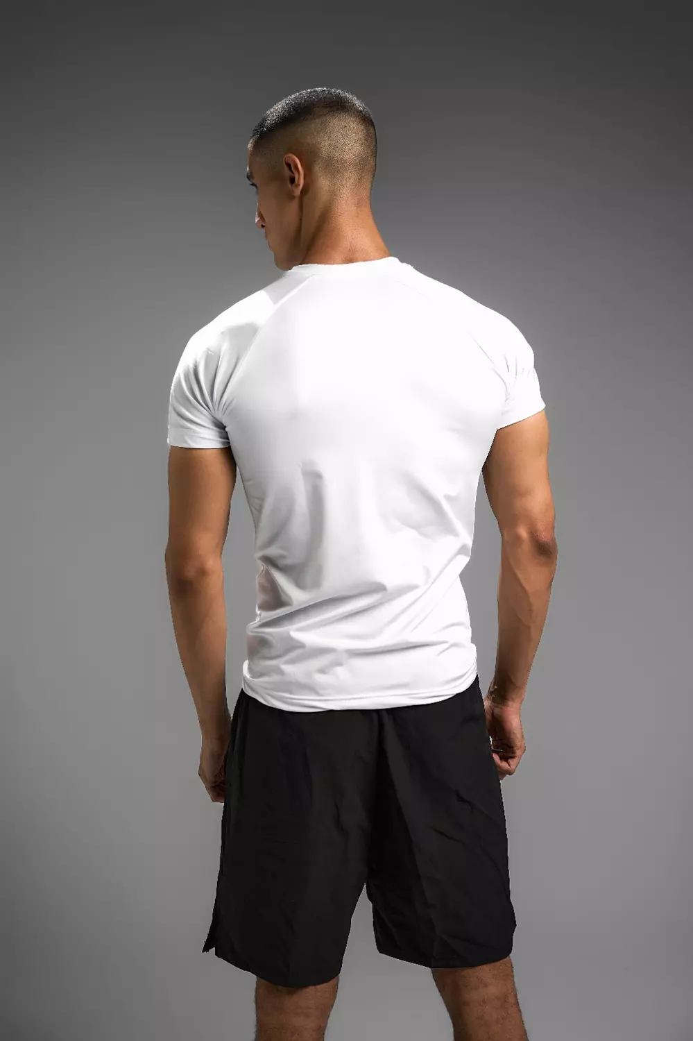 SUPERVILLAIN COMPRESSION TEES-white 9