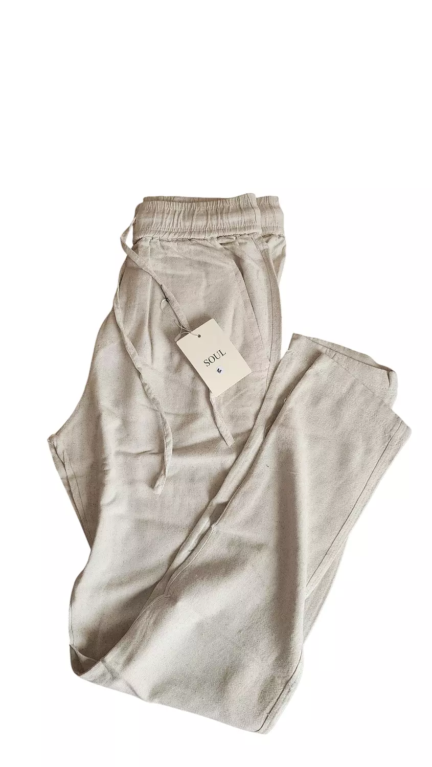 linen pant Beige  image