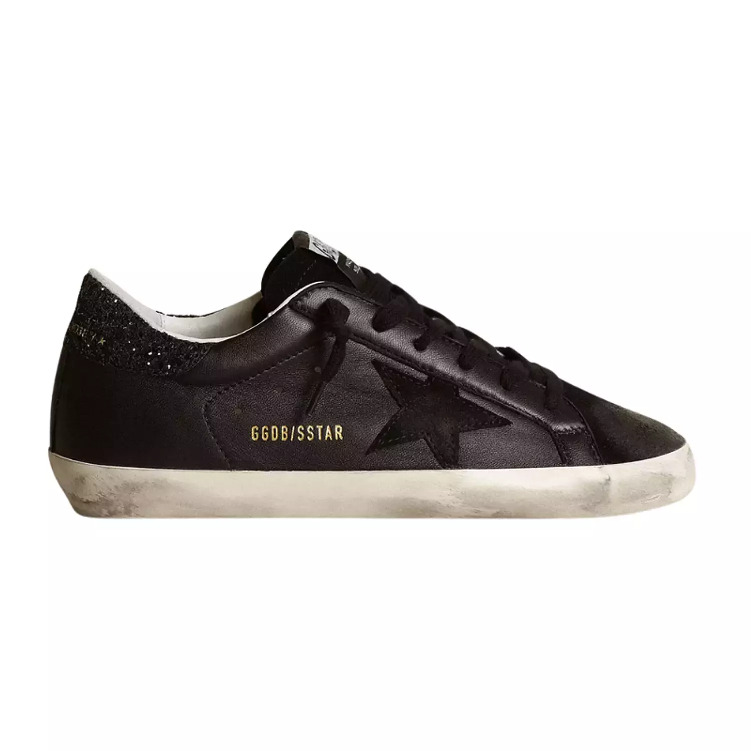 Golden Goose Superstar 'Black Glitter Heel' image