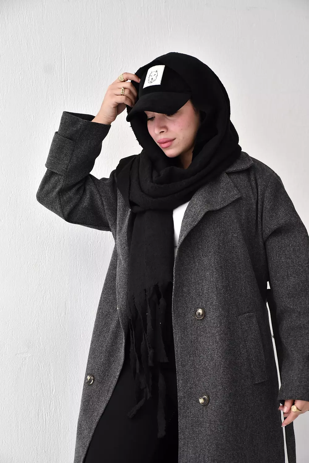 Gray wool coat  6