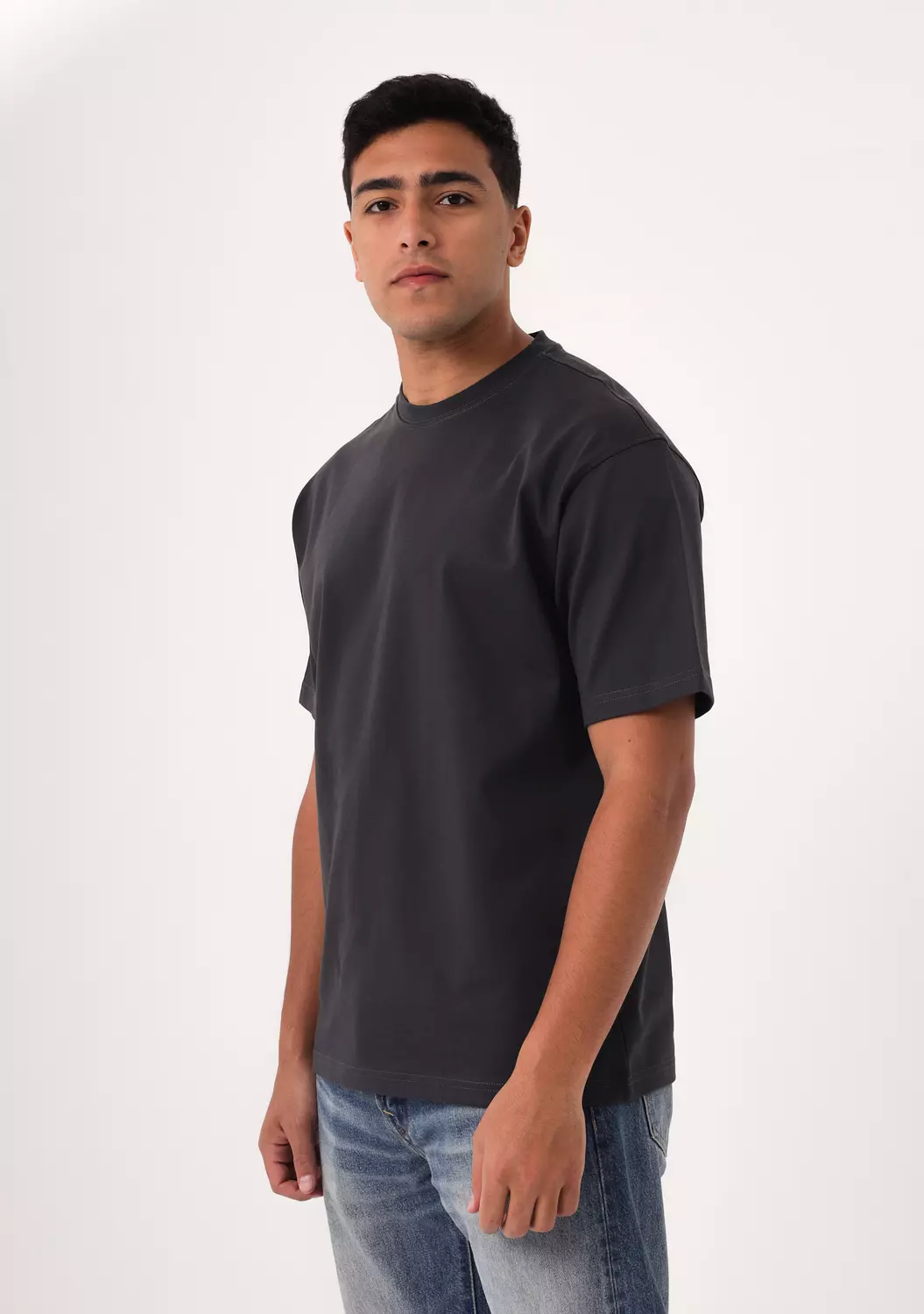 Dark Grey Oversized T-Shirt 2