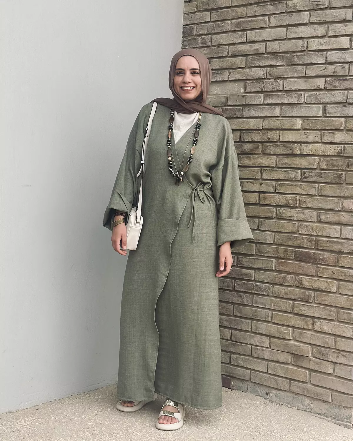 Nature Wrapped Dress - Light Green image
