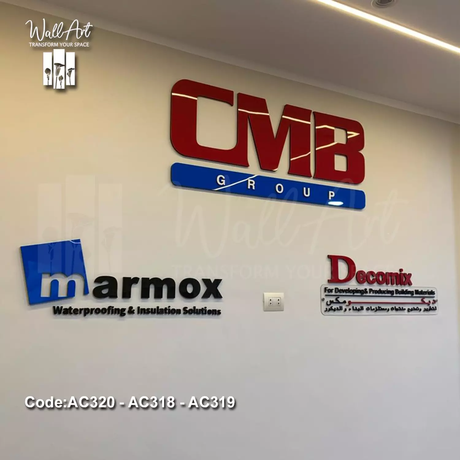 AC319- Coloured Acrylic Logo  9