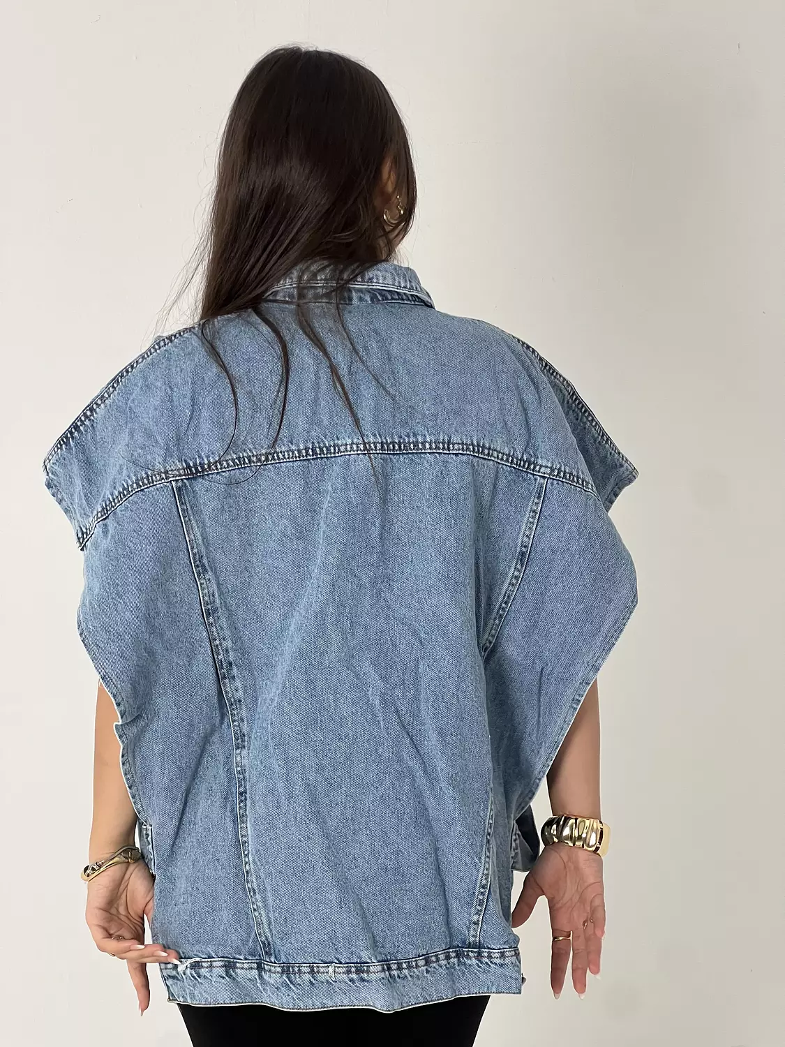 Denim vest light blue 7