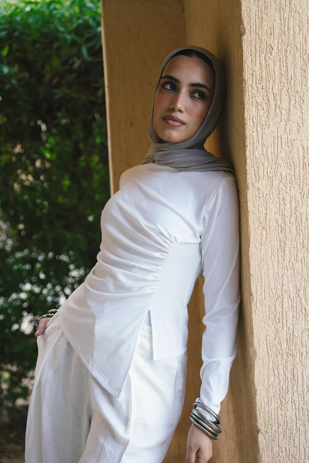 Asymmetrical Top in White image