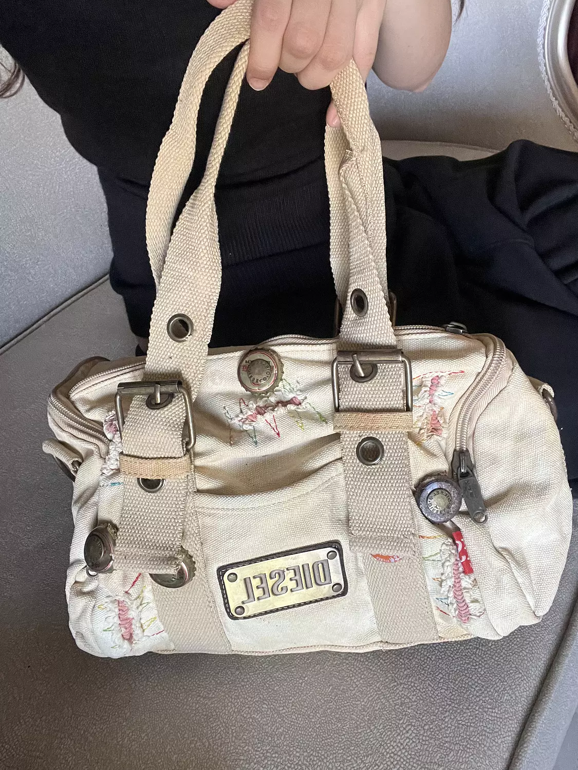 The perfect beige denim bag image