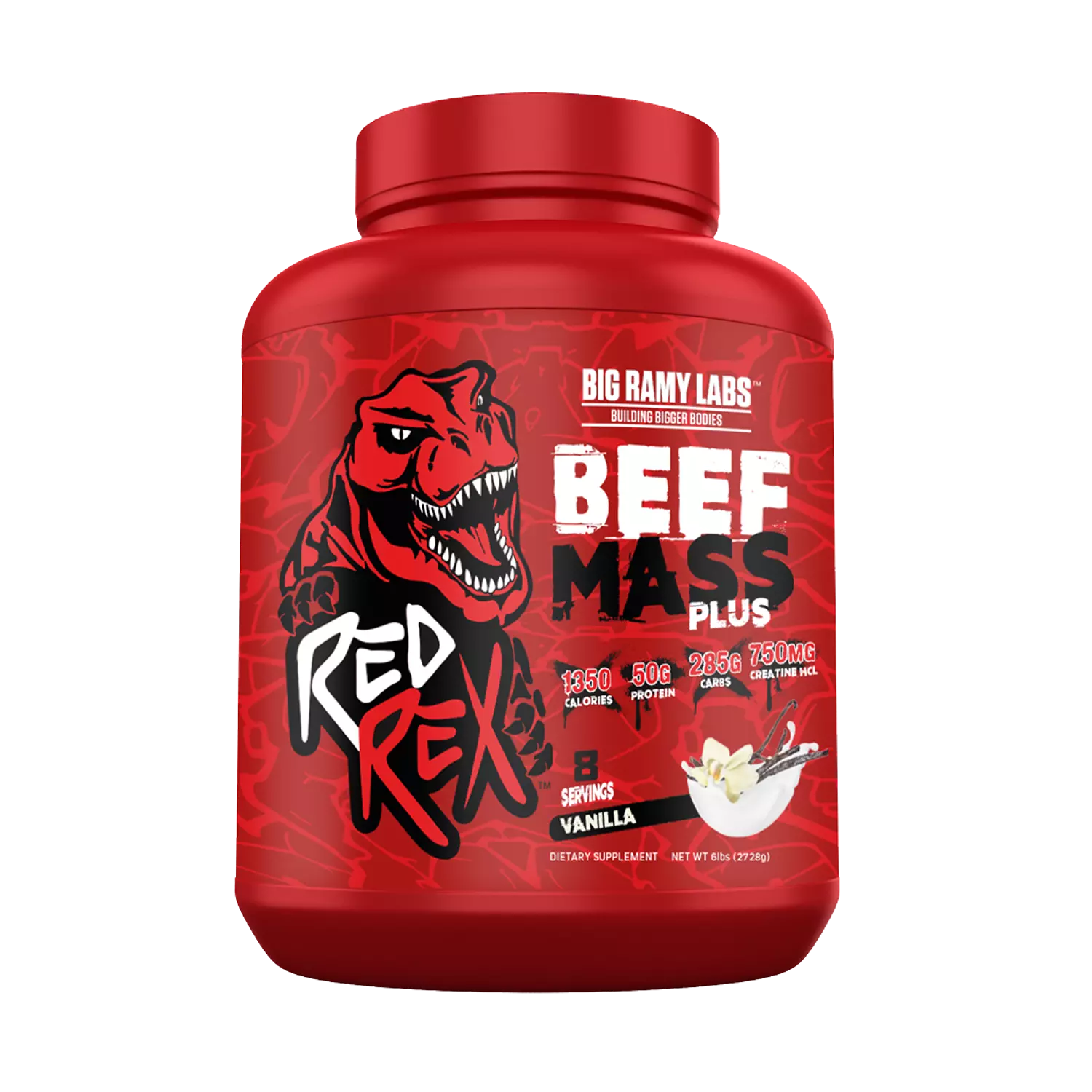 Red Rex Beef Mass Gainer Plus - 14serv - 2728g hover image