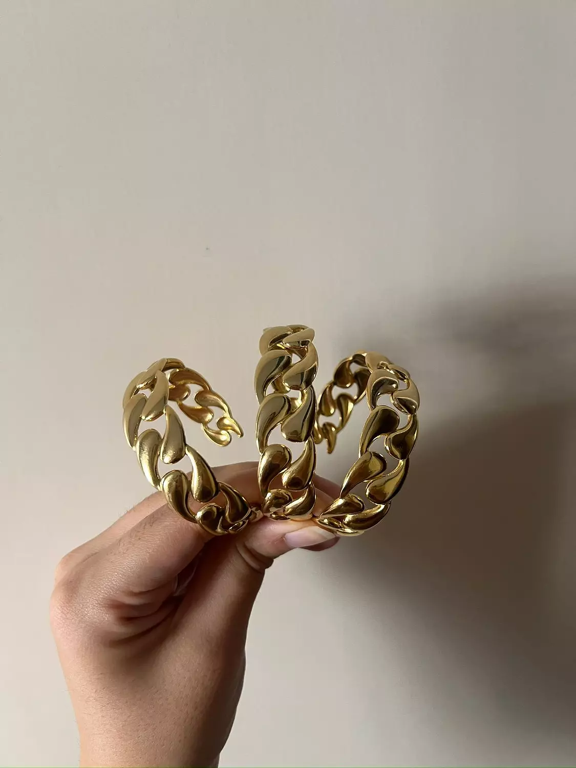 Chunky Chain Bangle hover image
