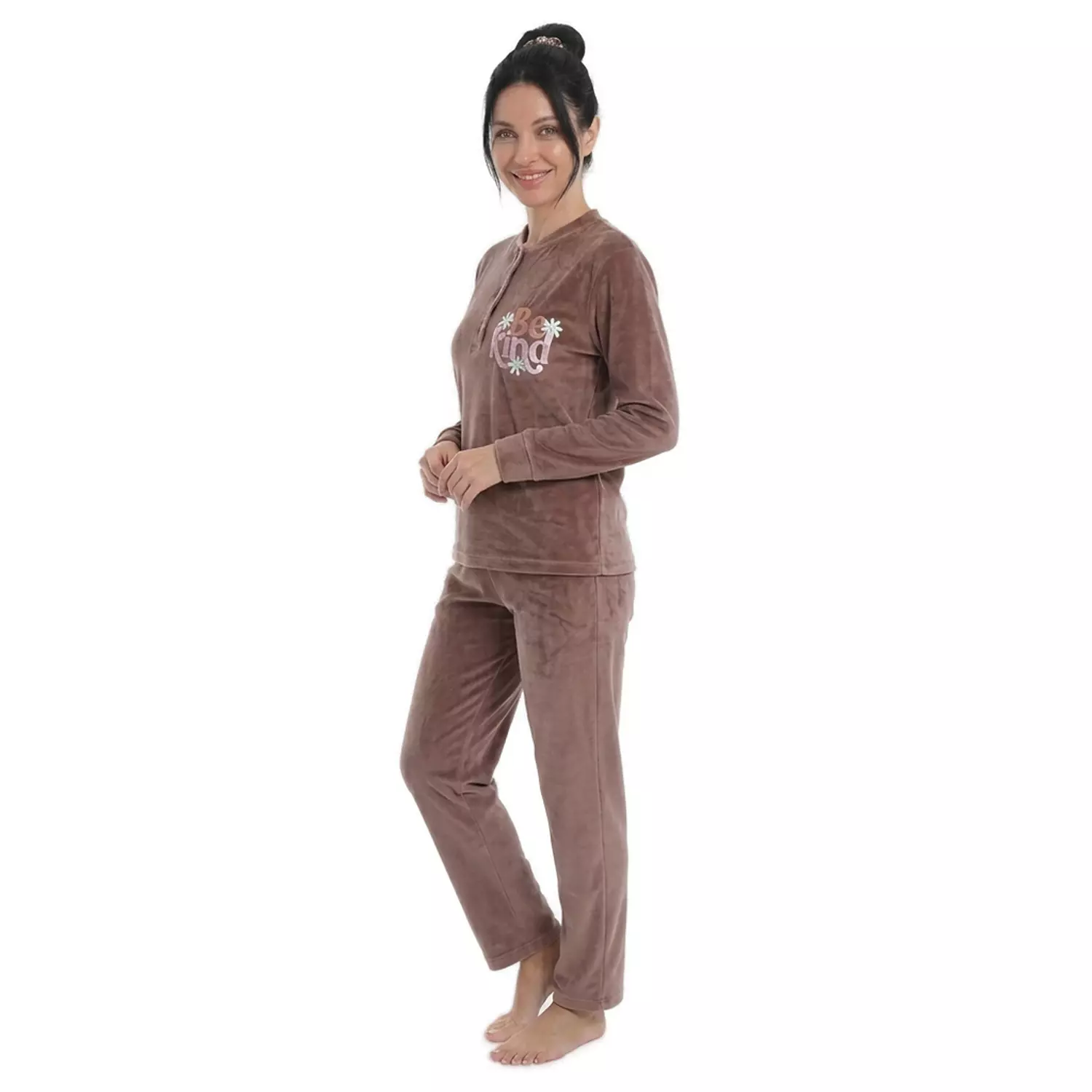Shorto Women Pajama Fleece Joy PJ - 2639 - Kashmir 2