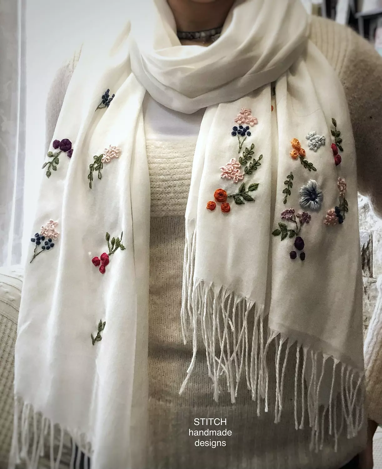 Blossom Pashmina Shawl 2