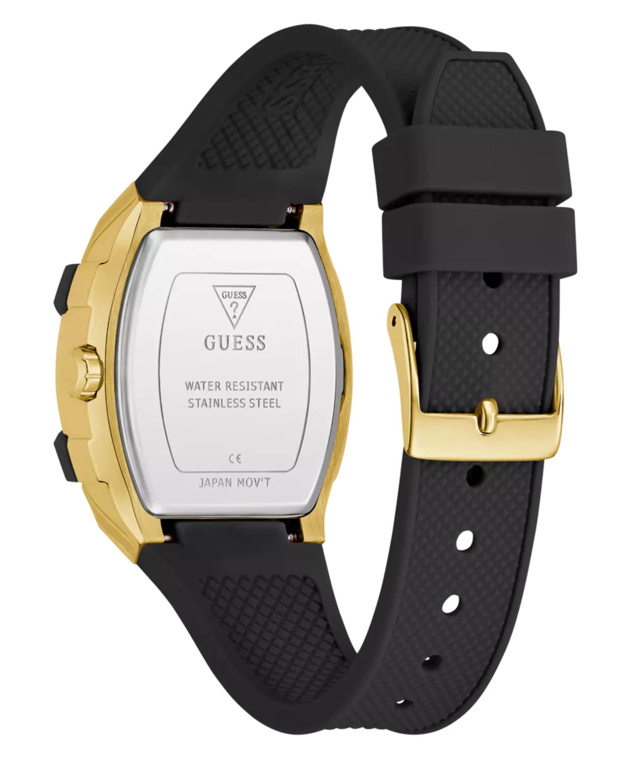 GUESS Ladies Black Gold Tone Multi-function Watch 1