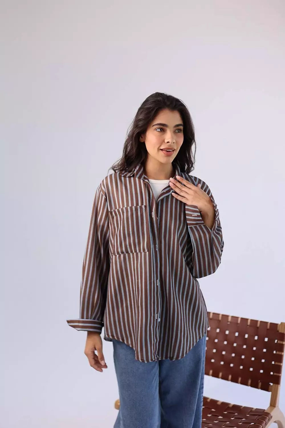Striped Elegance Shirt 2