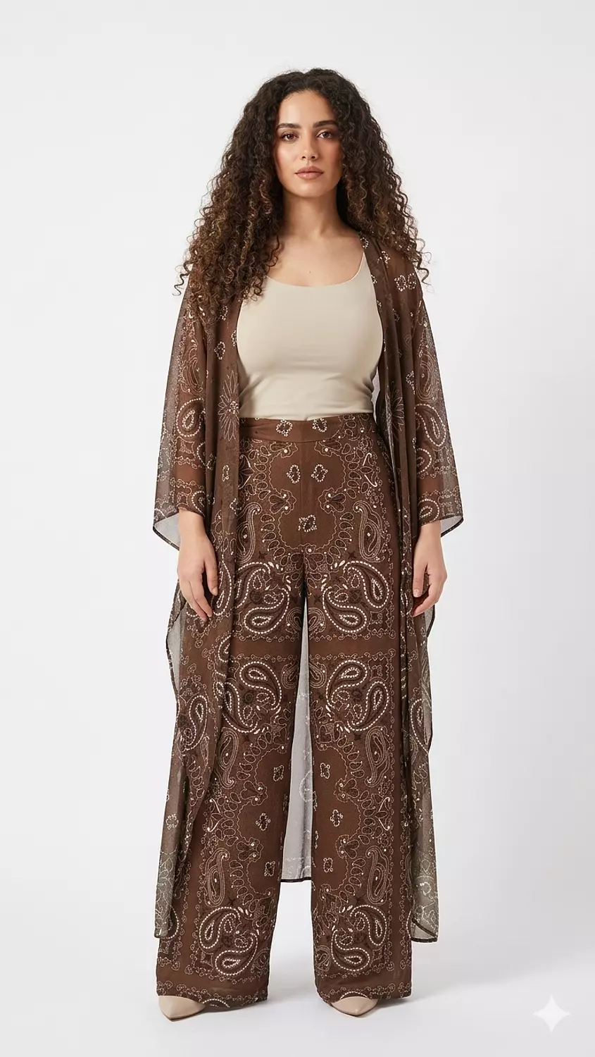 Brown Bandana Set  image