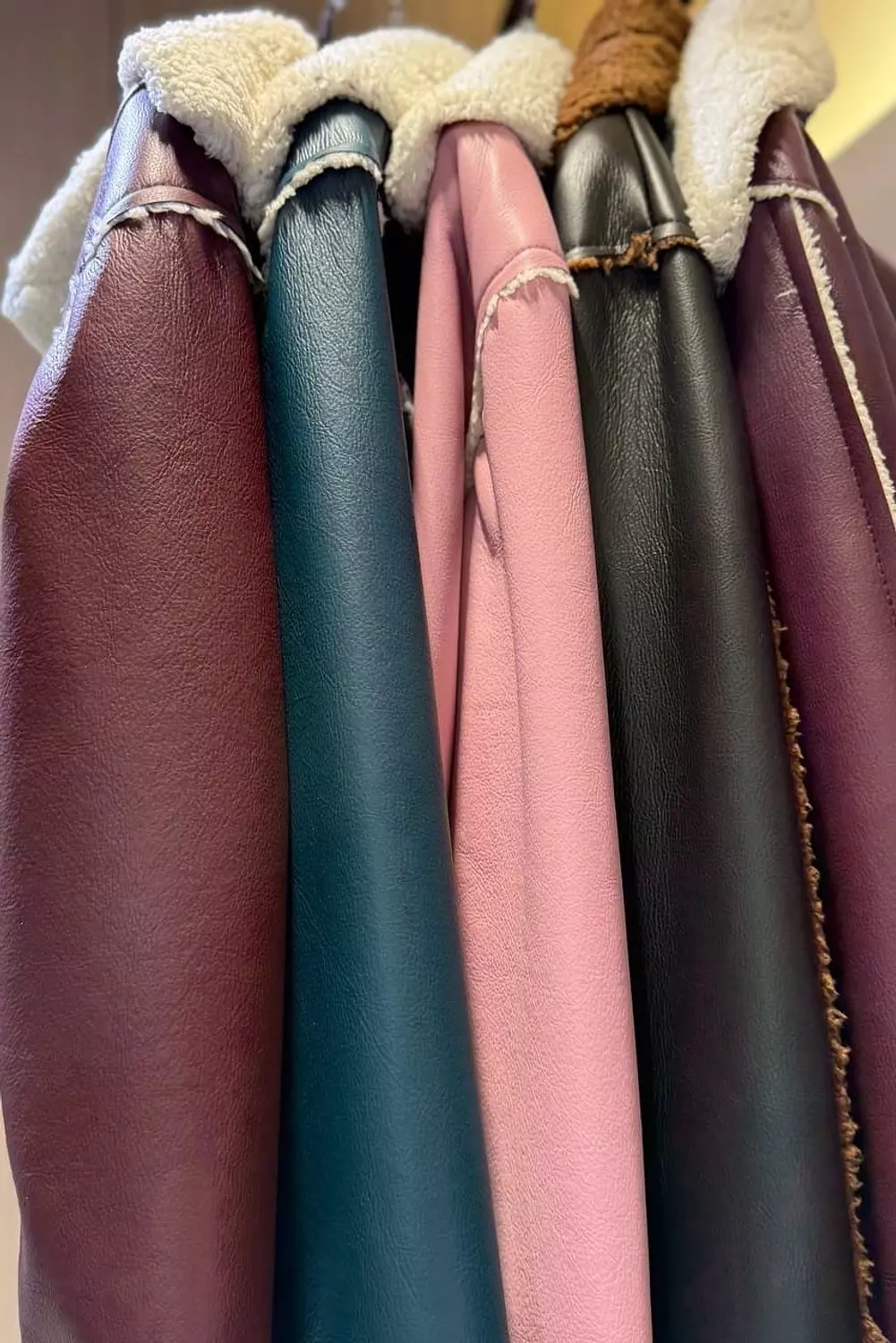 Wide Collar Faux Fur Jacket 5