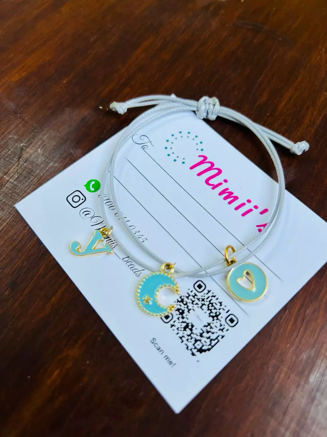 Three Pendant Customized Bracelet 2